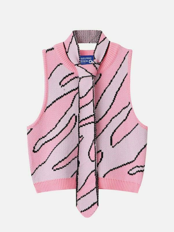 revolutionary twisted stripes sweater vest 2286