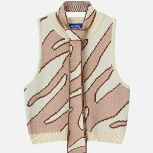 revolutionary twisted stripes sweater vest 7777