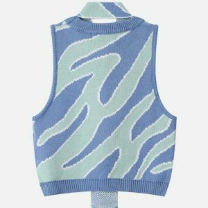 revolutionary twisted stripes sweater vest 8919