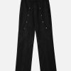 rivet patchwork jeans   edgy urban style & y2k flair 4705