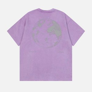 shadow moon tee with plastisol print youthful & dynamic 8129