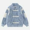 sherpa patchwork coat edgy & vibrant streetwear 7187