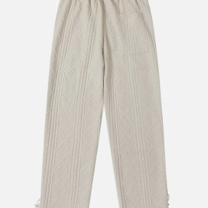 sleek drawstring pants minimalist & solid design 5408