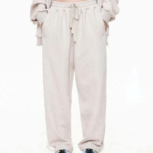 sleek drawstring pants minimalist & solid design 6264