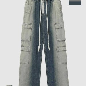sleek flap pocket jeans   minimalist & urban appeal 3716