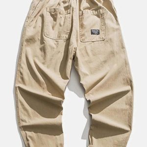 sleek pure color pants minimalist & versatile style 1134