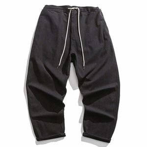 sleek pure color pants minimalist & versatile style 5353