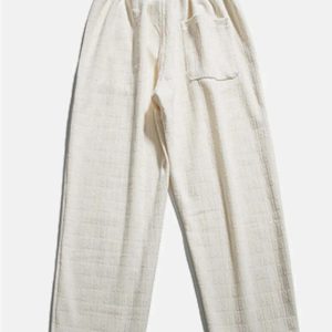 sleek pure color sweatpants minimalist & comfort fit 1838