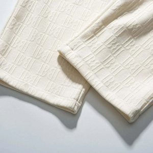 sleek pure color sweatpants minimalist & comfort fit 7734