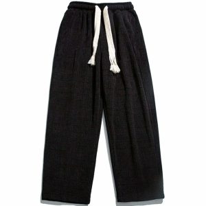 sleek pure color sweatpants minimalist & comfort fit 8520