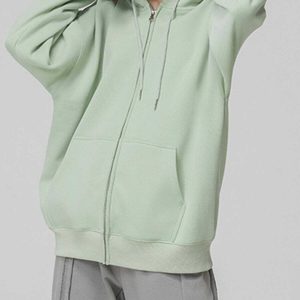 sleek solid color hoodie zipup design urban comfort 4369