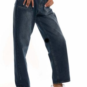 sleek wide leg jeans   youthful straight cut design 4595