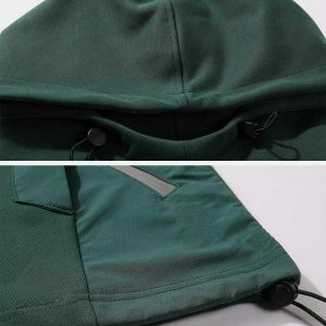 sleek zip up hoodie with side pockets   urban chic 7192