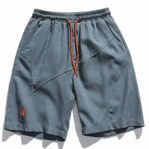 solid panel shorts sleek solid panel shorts   minimalist urban wear 7080