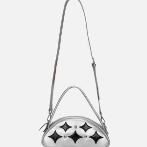 star applique handbag   chic & youthful urban accessory 1715