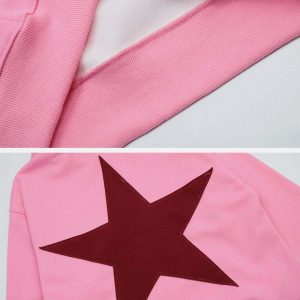 star print hoodie 'kenvibe'   youthful & dynamic urban style 4990