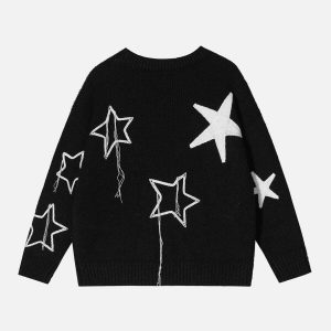 star tassel sweater   youthful star tassel sweater iconic design 5190