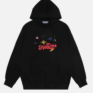 starlight graffiti hoodie urban chic & youthful edge 2643