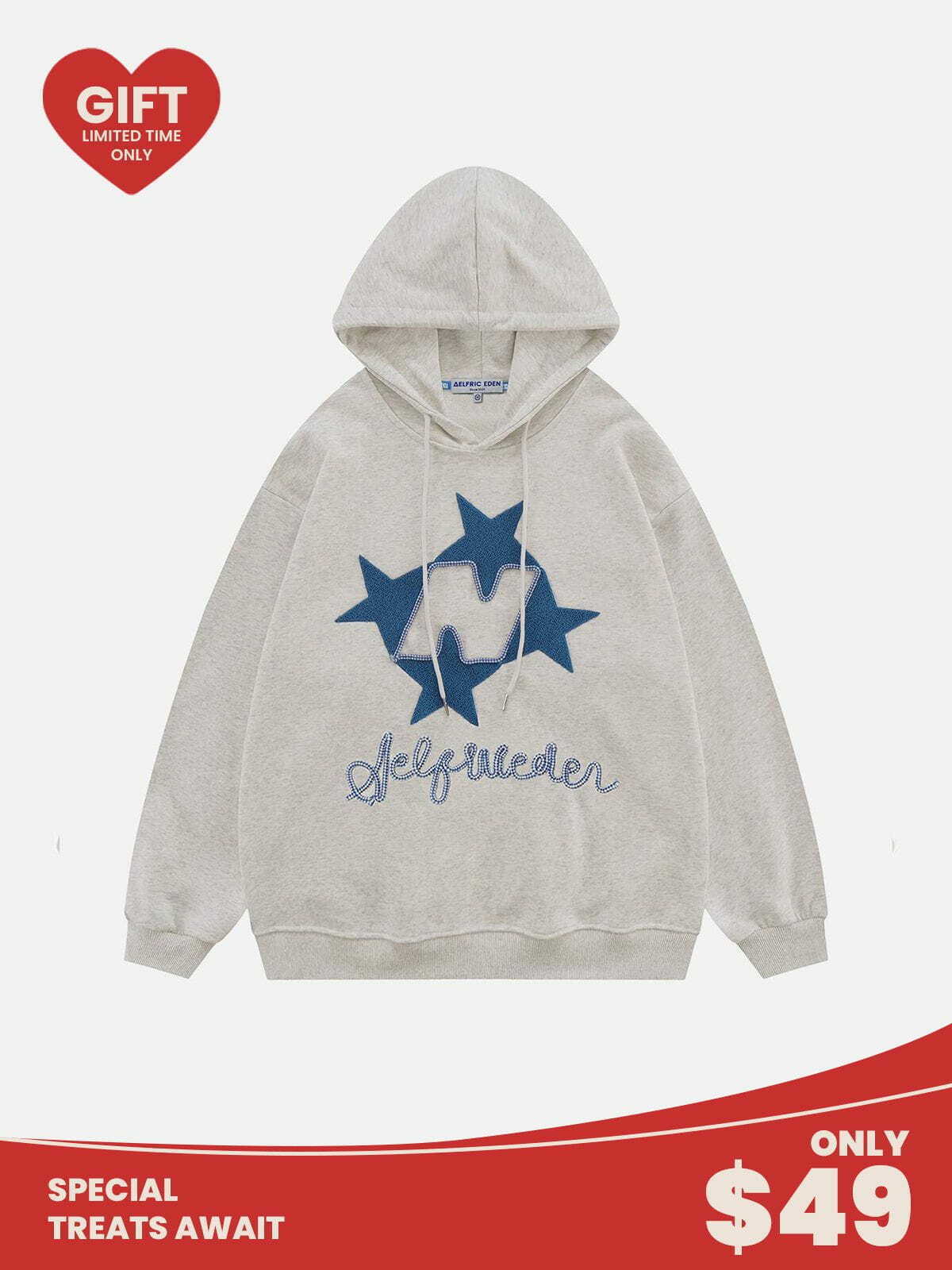 stellaris embroidered hoodie   chic urban streetwear 8750
