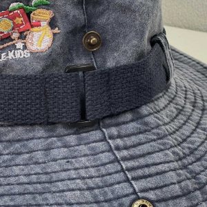 train embroidery washed distressed casual cargo hat 2946