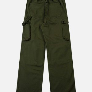 trendy multi pocket cargo pants   urban & youthful fit 5856