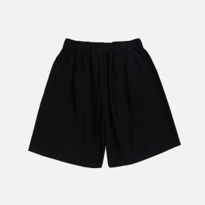 trendy multi pocket shorts dynamic drawstring design 6104