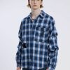 trendy plaid long sleeve shirts   youthful urban appeal 5130