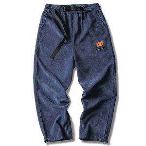 trendy tether pants youthful & sleek streetwear staple 3787