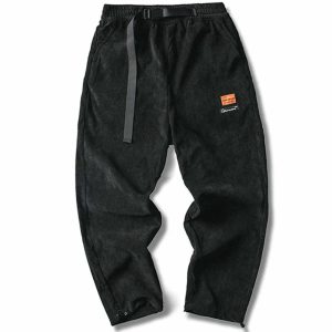 trendy tether pants youthful & sleek streetwear staple 4417