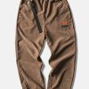 trendy tether pants youthful & sleek streetwear staple 7009
