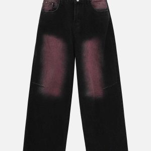 trendy tie dye jeans vibrant wash & urban fit 8767