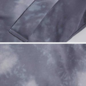 trendy tie dye coat   youthful & urban streetwear 8947