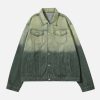 trendy tie dye denim jacket gradient & youthful appeal 2824