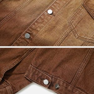 trendy tie dye denim jacket gradient & youthful appeal 6363