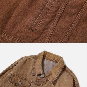 trendy tie dye denim jacket gradient & youthful appeal 7042