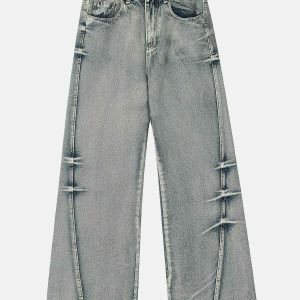 trendy tie dye jeans   youthful & urban streetwear 7838