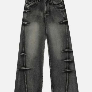 trendy tie dye jeans   youthful & urban streetwear 8390