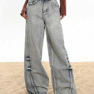 trendy tie dye jeans   youthful & urban streetwear 8761