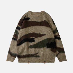 urban camo sweater   youthful & dynamic streetwear choice 7888