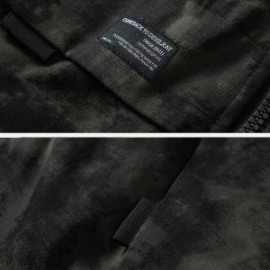 urban camo winter coat   exclusive print & warm design 2358