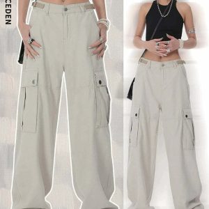 urban cargo pants with hip hop vibe   sleek & trendy fit 6593