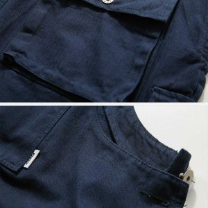 urban chic large pocket overalls   sleek & trendy design 5232