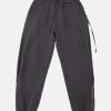 urban chic side zip sweatpants with webbing detail 3874