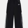 urban chic side zippered sweatpants sleek & trendy fit 1867