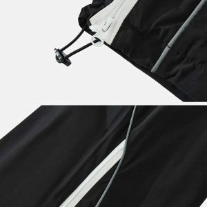 urban chic side zippered sweatpants sleek & trendy fit 4399