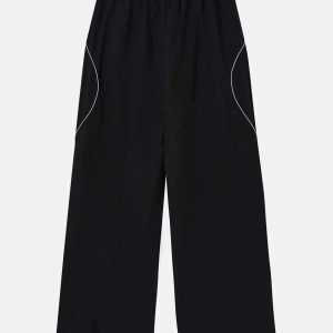 urban chic side zippered sweatpants sleek & trendy fit 5388