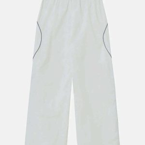 urban chic side zippered sweatpants sleek & trendy fit 6899