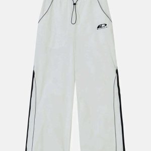urban chic side zippered sweatpants sleek & trendy fit 7767