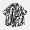 urban ink graffiti shirt short sleeve & trendy design 4400