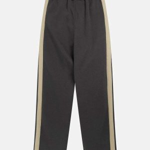 urban side stripe sweatpants   sleek & youthful streetwear 1143